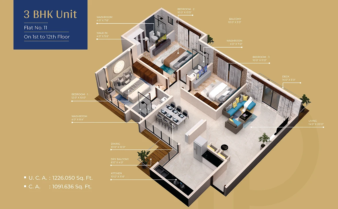 3bhk flat11